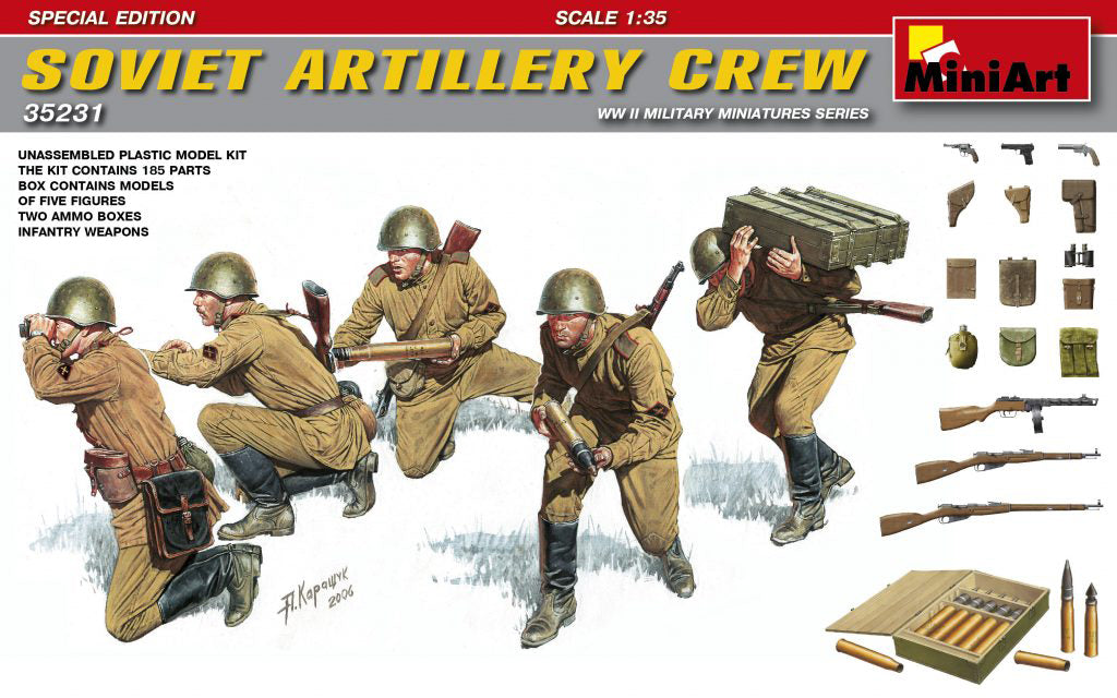 Miniart 1/35 Soviet Artillery Crew Special Edition