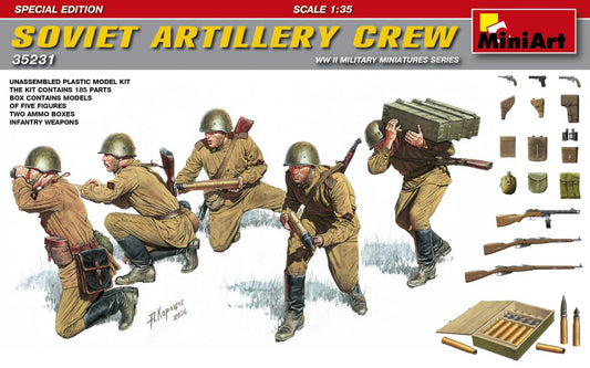 Miniart 1/35 Soviet Artillery Crew Special Edition