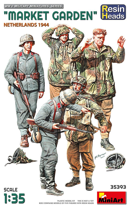 Miniart 1/35 Market Garden (Netherlands 1944) Resin Heads
