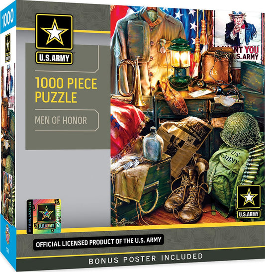 US Army: Men of Honor (Military Gear) Puzzle (1000pc)