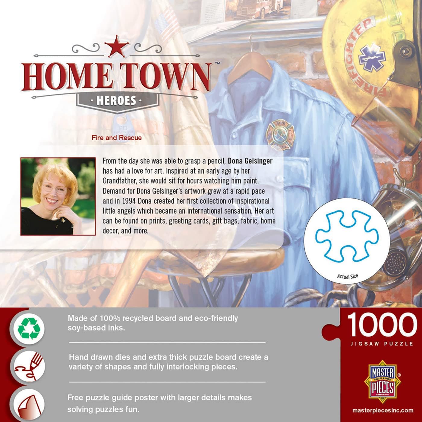 Hometown Heroes: Fire & Rescue Uniforms/Equipment Puzzle (1000pc)