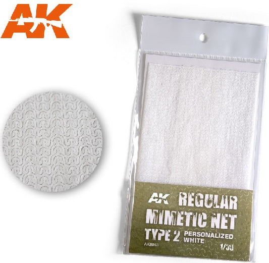AK Interactive Regular Camouflage Net Type 2 Personalized White