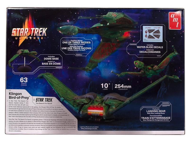 AMT 1/350 Star Trek Klingon Bird of Prey Plastic Model Kit