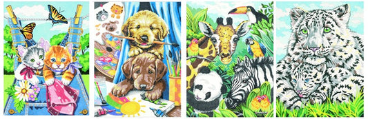 Friendly Animals Variety Pack Pencil by Number