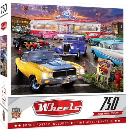 Wheels: Runner's Up Classic Cars/Diner Puzzle