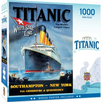 White Star Line: Titanic World's Largest Liner Puzzle (1000pc)