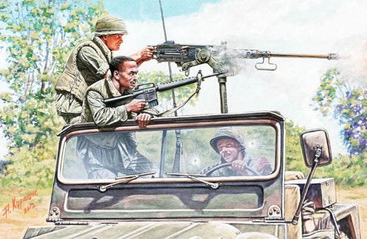 MASTER BOX 1/35 Charlie on the left!!! Vietnam war kit series