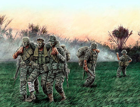 MASTER BOX 1/35 Head for the 'Huey', Vietnam War series