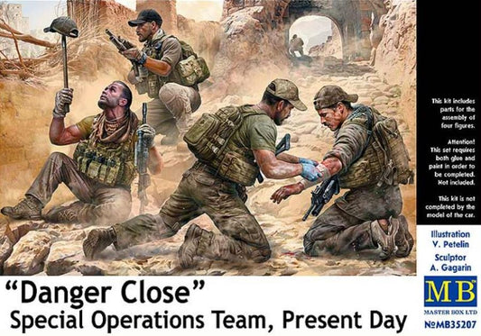 MASTER BOX 1/35 Danger Close. Special Operations Team, Present Day