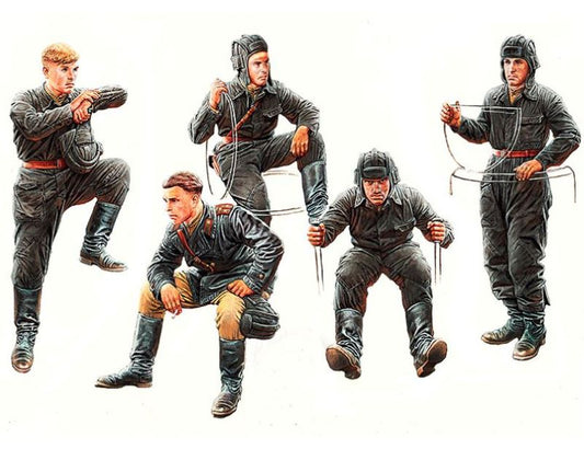 MASTER BOX 1/35 Soviet Tank Crew, 1943-1945