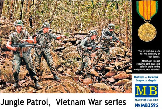 MASTER BOX 1/35 Jungle Patrol, Vietnam War series