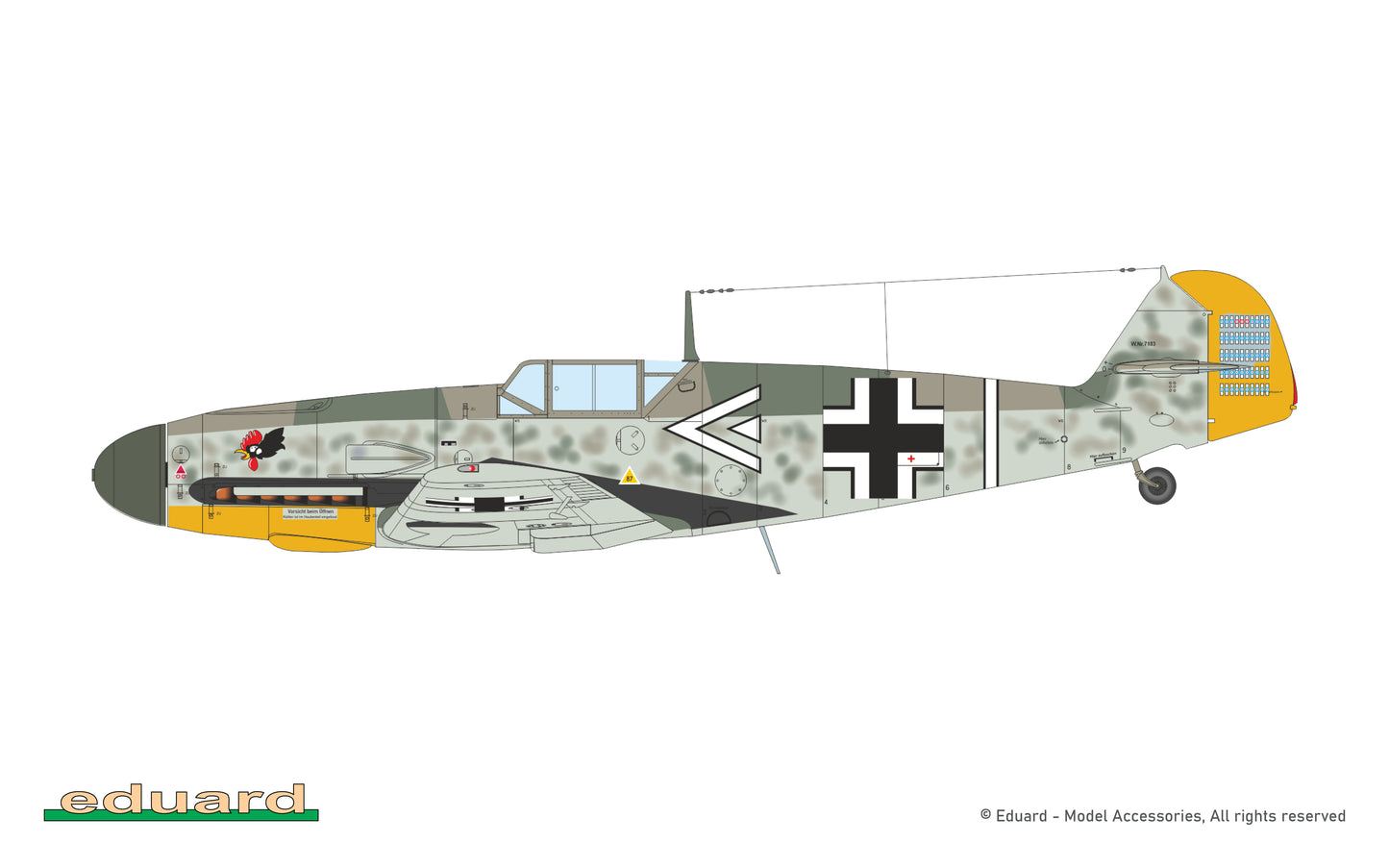 Eduard 1/48 Bf 109F-4 [Profipack]