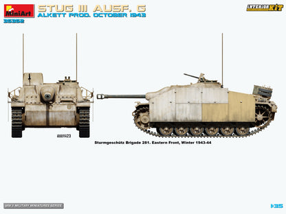 MiniArt 1/35 Stug III Ausf. G Alkett Prod. October 1943 Interior Kit