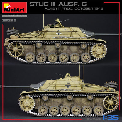 MiniArt 1/35 Stug III Ausf. G Alkett Prod. October 1943 Interior Kit