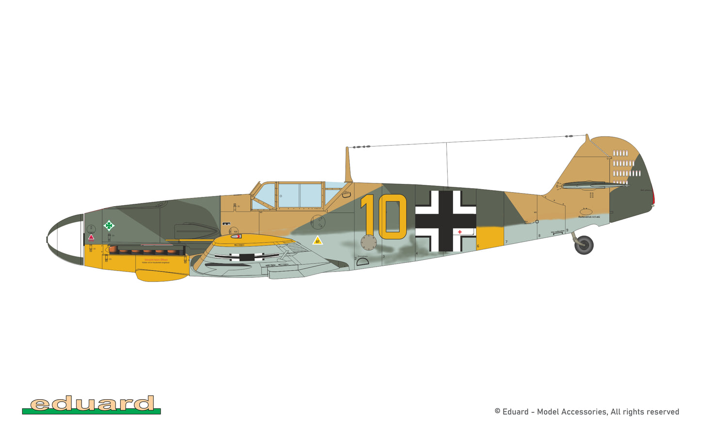Eduard 1/48 Bf 109F-4 [Profipack]