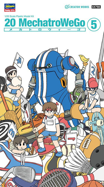 Hasegawa 1/20 Creator Works 20 MechatroWeGo No. 5, Sports Blue
