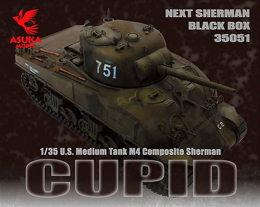 Asuka 1/35 U.S. Medium Tank M4 Composite Sherman "CUPID"