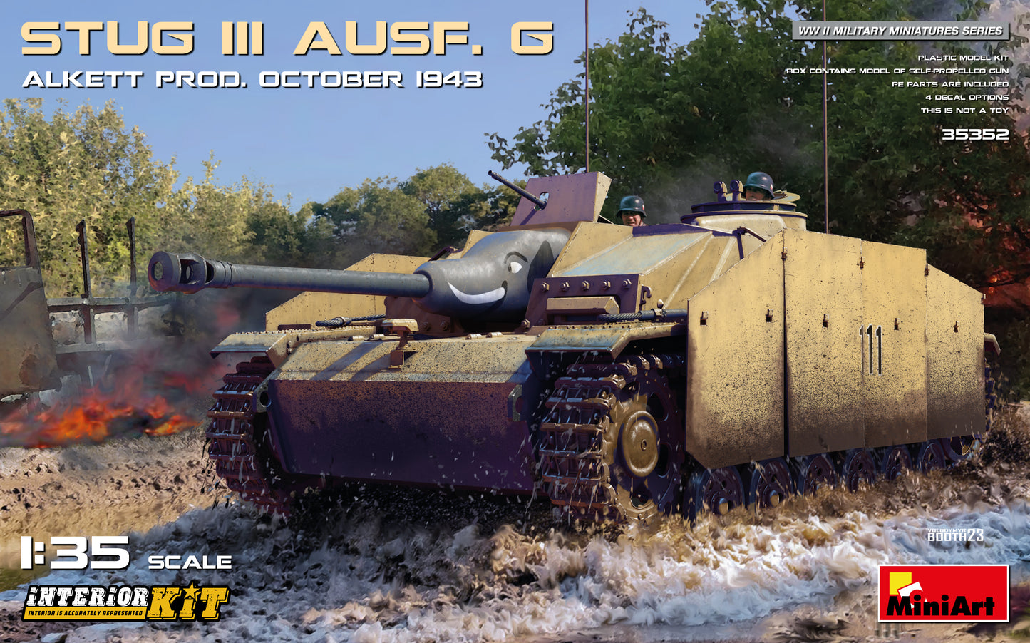 MiniArt 1/35 Stug III Ausf. G Alkett Prod. October 1943 Interior Kit