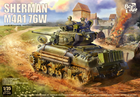 Border Model 1/35 Sherman M4A1 76W