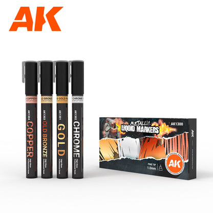 AK Interactive Metallic Markers