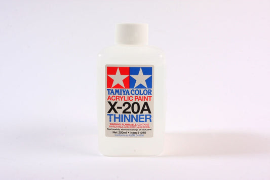 Tamiya Acrylic/Poly Thinner X-20A 250ml