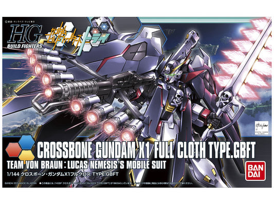 Bandai HGBF #35 1/144 Crossbone Gundam X-1 Full Cloth (Ver. GBFT)