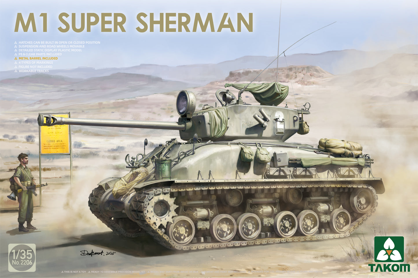Takom 1/35 M1 SUPER SHERMAN