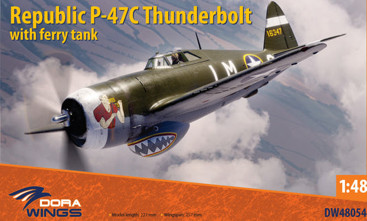 Dora Wings 1/48 Republic P-47C Thunderbolt with ferry tank