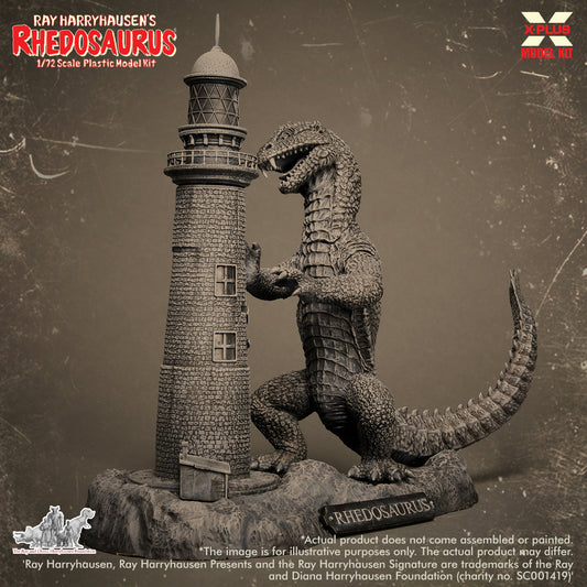 X-Plus 1/72 Ray Harryhausen's Rhedosaurus Plastic Model Kit