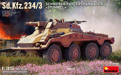 MiniArt 1/35 Sd.Kfz.234/3 Schwerer Panzerspahwagen <<Stummel>>