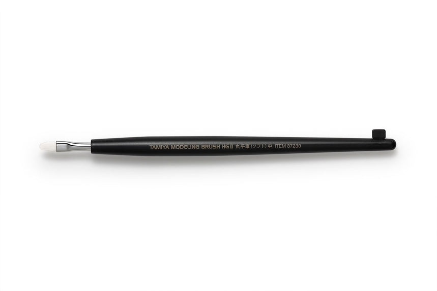 Tamiya Tamiya Modeling Brush HG II Rounded Flat Brush Soft (Medium)