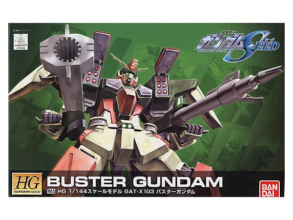 Bandai HG SEED 1/144 R03 Buster Gundam  "Gundam SEED"