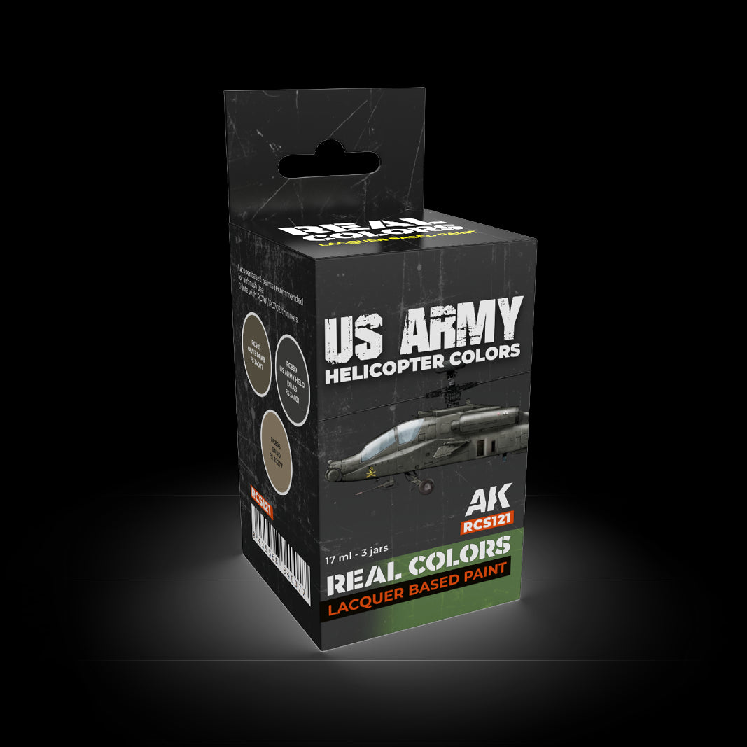 AK Interactive Real Colors US Army Helicopter Colors Set