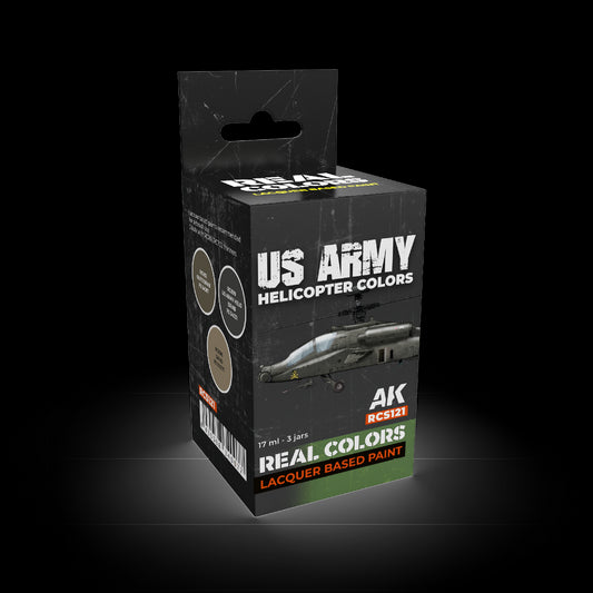 AK Interactive Real Colors US Army Helicopter Colors Set