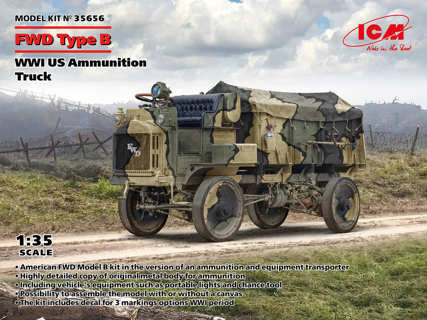 ICM 1/35 FWD Type B  WWI US Ammunition Truck