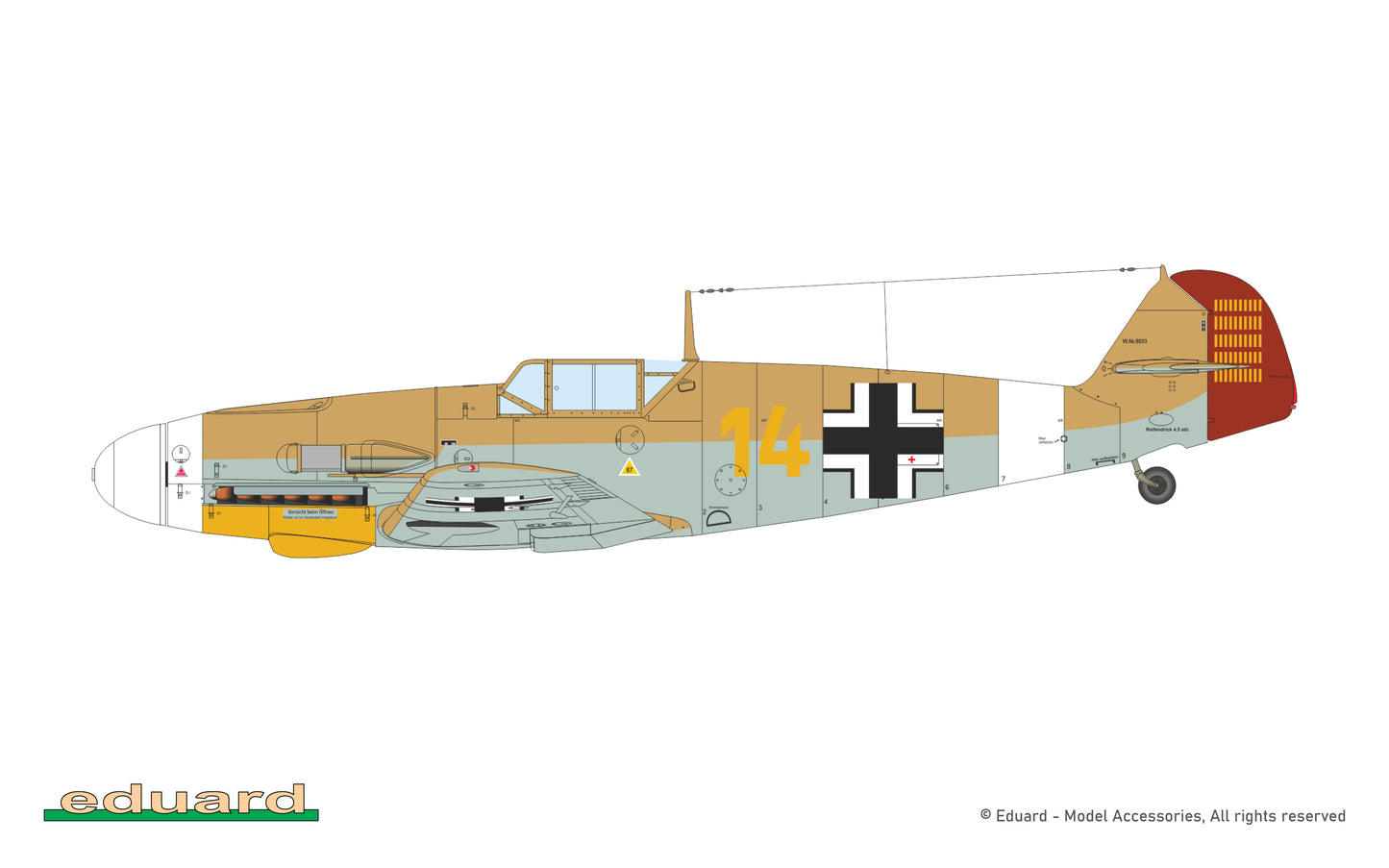 Eduard 1/48 Bf 109F-4 [Profipack]