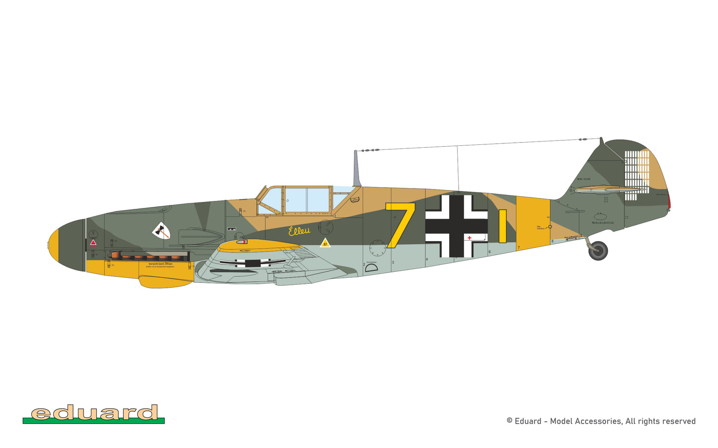 Eduard 1/48 Bf 109F-4 [Profipack]