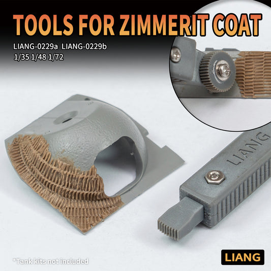 Liang Model - Tools for Zimmerit Coat - Basic (1/35 1/48 1/72)