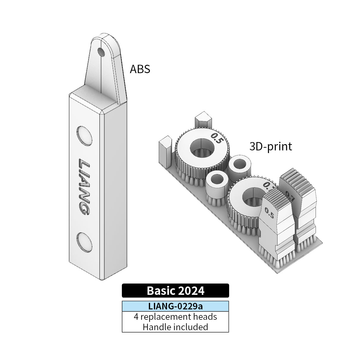 Liang Model - Tools for Zimmerit Coat - Basic (1/35 1/48 1/72)