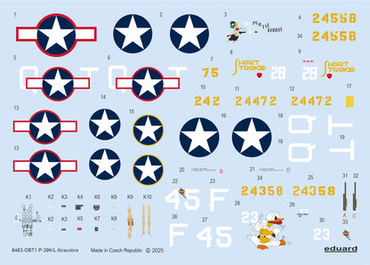 Eduard 1/48 P-39K/L Airacobra Weekend Edition