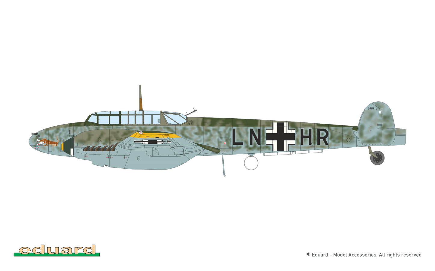 Eduard 1/48 Bf 110D Weekend Edition