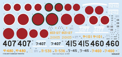 Eduard 1/48 Kamikaze Tokkotai IJN Special Attack Units Dual Combo Limited Edition