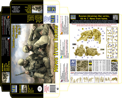 MASTER BOX 1/35 Russian-Ukrainian War Series Kit No 7: News from Home