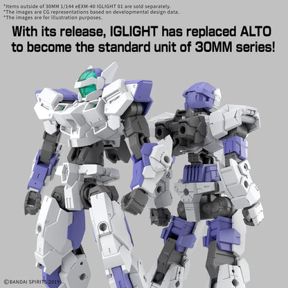 Bandai 30MM 1/144 eEXM-40 Iglight 01 - 30 Minutes Missions