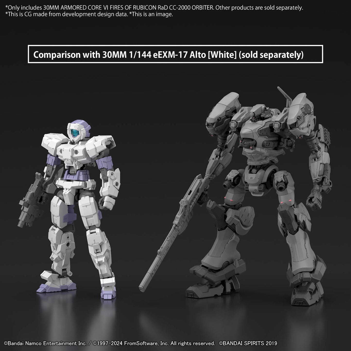 Bandai 30 Minutes Missions x Armored Core VI RaD CC-2000 Orbiter "Armored Core VI Fires of Rubicon"