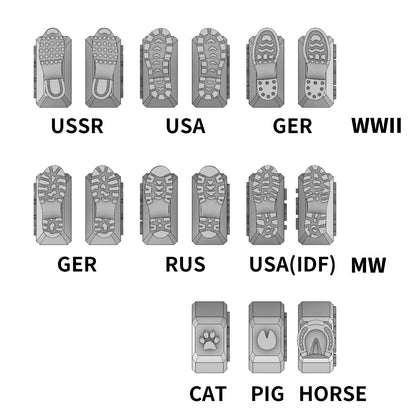 Liang Model - 3D-print Model Shoeprint Tools 1/48 1/72 1/35