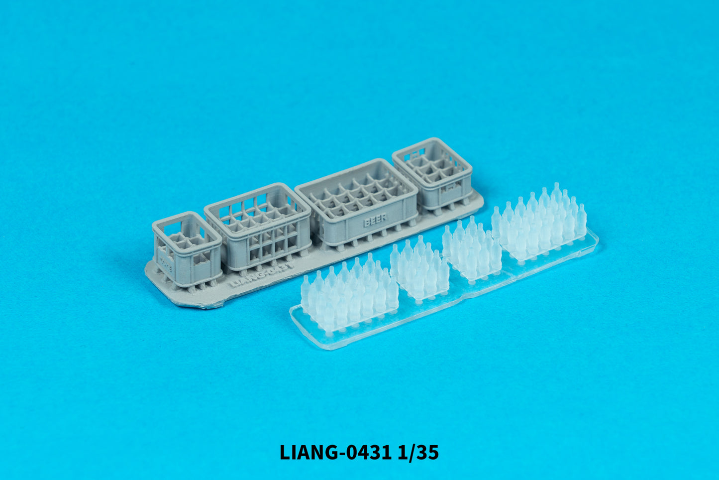 Liang Model - Beer Soda Bottle Crates Modern x 4  (1/35)