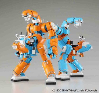 Hasegawa 1/35 Mechatrochubu 01 No.02 'Orange & Sky Blue' (Two Kits In The Box)