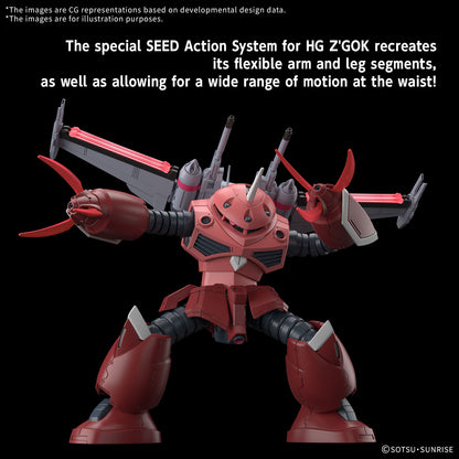 Bandai HGCE #260 1/144 ZGMF-MM07 Z'Gok (Seed Freedom Ver.) "Gundam SEED Freedom"