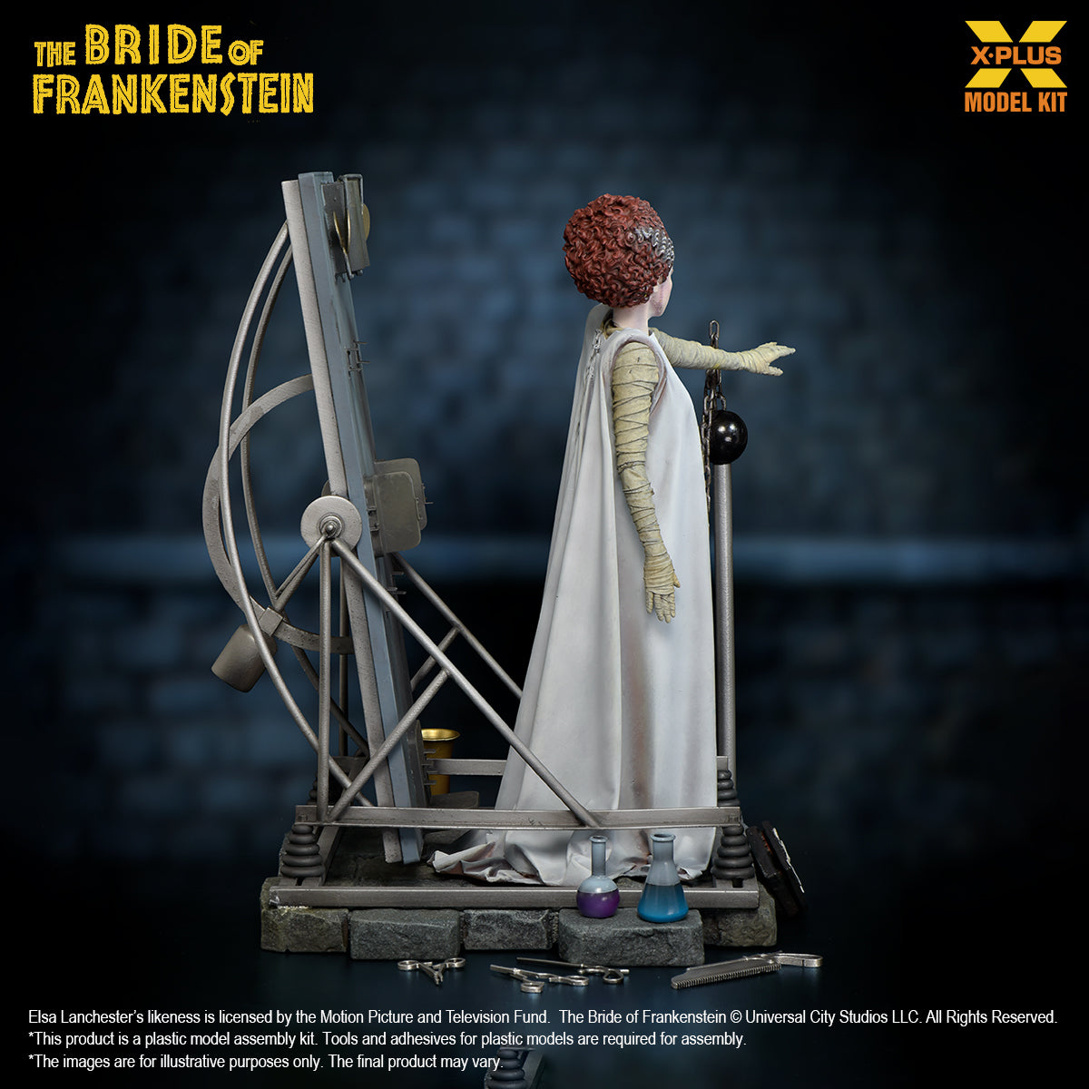 X-Plus 1/8 The Bride of Frankenstein  Plastic Model Kit